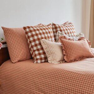 Heather Taylor Home Queen Duvet Set in Katherine Plaid